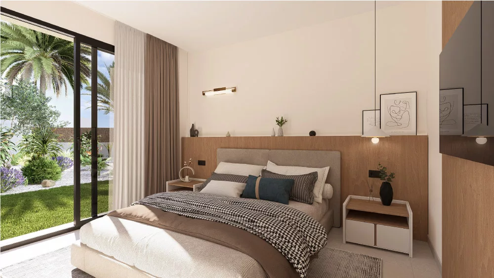 bedroom with garden access at villa alameda altaona