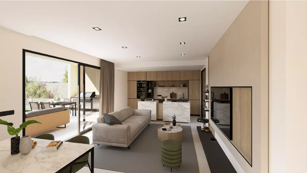 living room at villa retama prado altaona murcia