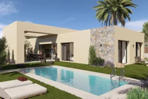 Villa Retama con piscina privada y jardín en Murcia