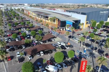 Shopping and leisure at Dos Mares in San Javier, easily accessible from Altaona Sports & Wellness Resort.