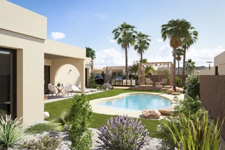 Moderne villa in het Oasis-project van Altaona Sports & Wellness Resort in Murcia, Spanje.