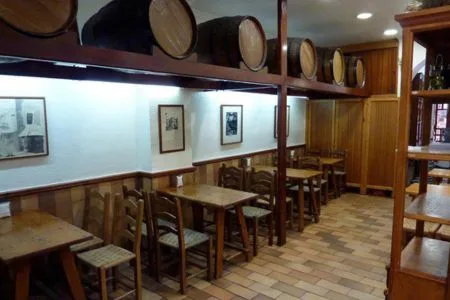 Interior of Bar Los Zagales in Murcia, a popular local spot serving traditional Murcian tapas and homemade regional food.